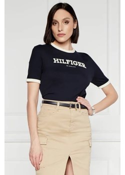 Tommy Hilfiger T-shirt | Regular Fit ze sklepu Gomez Fashion Store w kategorii Bluzki damskie - zdjęcie 172793533
