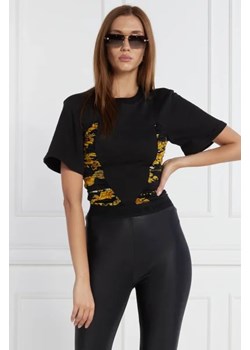 Versace Jeans Couture T-shirt | Regular Fit ze sklepu Gomez Fashion Store w kategorii Bluzki damskie - zdjęcie 172794061