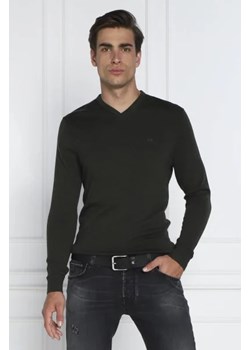 Calvin Klein Wełniany sweter SUPERIOR | Slim Fit ze sklepu Gomez Fashion Store w kategorii Swetry męskie - zdjęcie 172796590
