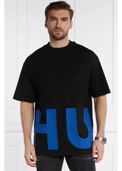 Hugo Blue T-shirt Nannavaro | Oversize fit ze sklepu Gomez Fashion Store w kategorii T-shirty męskie - zdjęcie 172797281