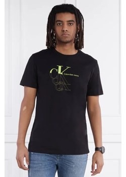 CALVIN KLEIN JEANS T-shirt MONOGRAM ECHO GRAPHIC | Regular Fit ze sklepu Gomez Fashion Store w kategorii T-shirty męskie - zdjęcie 172797301