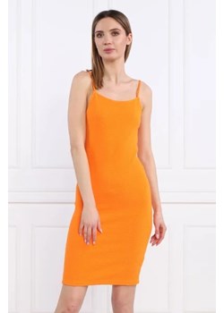 CALVIN KLEIN JEANS Sukienka SLUB RIB STRAPPY | Slim Fit ze sklepu Gomez Fashion Store w kategorii Sukienki - zdjęcie 172797362