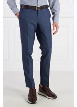 Oscar Jacobson Wełniane spodnie Denz | Slim Fit ze sklepu Gomez Fashion Store w kategorii Spodnie męskie - zdjęcie 172797573