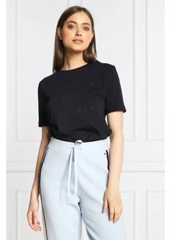 Tommy Hilfiger T-shirt | Regular Fit ze sklepu Gomez Fashion Store w kategorii Bluzki damskie - zdjęcie 172798702