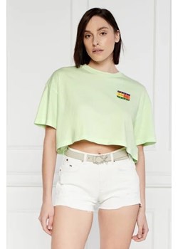 Tommy Jeans T-shirt Summer flag | Cropped Fit ze sklepu Gomez Fashion Store w kategorii Bluzki damskie - zdjęcie 172799214