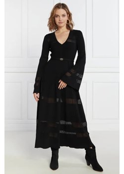 TWINSET Sukienka z paskiem | z dodatkiem lnu ze sklepu Gomez Fashion Store w kategorii Sukienki - zdjęcie 172800464