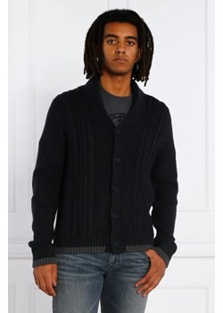 Armani Exchange Kardigan | Regular Fit | z dodatkiem wełny ze sklepu Gomez Fashion Store w kategorii Swetry męskie - zdjęcie 172800631