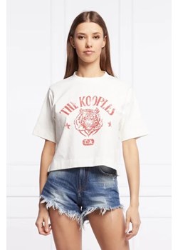 The Kooples T-shirt | Cropped Fit ze sklepu Gomez Fashion Store w kategorii Bluzki damskie - zdjęcie 172800863