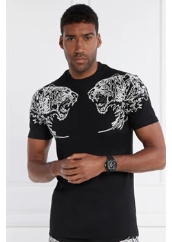 Plein Sport T-shirt Tiger | Regular Fit ze sklepu Gomez Fashion Store w kategorii T-shirty męskie - zdjęcie 172801114