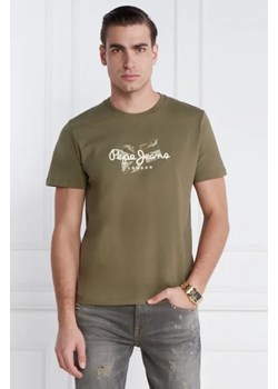 Pepe Jeans London T-shirt COUNT | Slim Fit ze sklepu Gomez Fashion Store w kategorii T-shirty męskie - zdjęcie 172801711