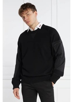 HUGO Sweter Sutil | Relaxed fit | z dodatkiem wełny ze sklepu Gomez Fashion Store w kategorii Swetry męskie - zdjęcie 172801893