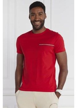 Tommy Hilfiger T-shirt SMALL CHEST STRIPE MONOTYPE TEE | Slim Fit ze sklepu Gomez Fashion Store w kategorii T-shirty męskie - zdjęcie 172802211