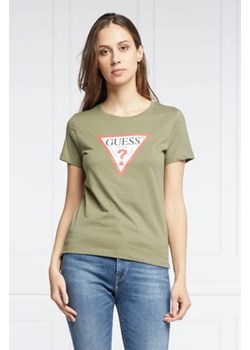 GUESS T-shirt ORIGINAL | Regular Fit ze sklepu Gomez Fashion Store w kategorii Bluzki damskie - zdjęcie 172802962