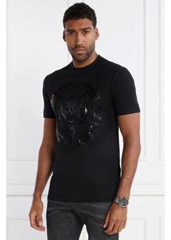 Plein Sport T-shirt Round | Regular Fit ze sklepu Gomez Fashion Store w kategorii T-shirty męskie - zdjęcie 172803641