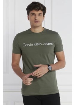 CALVIN KLEIN JEANS T-shirt INSTITUTIONAL LOGO | Slim Fit ze sklepu Gomez Fashion Store w kategorii T-shirty męskie - zdjęcie 172805194