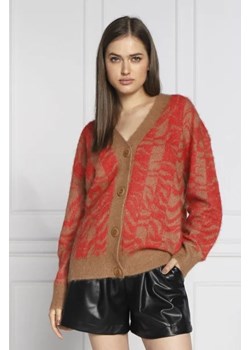 HUGO Kardigan Sameedia | Loose fit | z dodatkiem wełny ze sklepu Gomez Fashion Store w kategorii Swetry damskie - zdjęcie 172805724