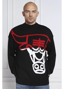 BOSS ORANGE Sweter Knit_ChicagoBulls | Regular Fit | z dodatkiem wełny ze sklepu Gomez Fashion Store w kategorii Swetry męskie - zdjęcie 172807330