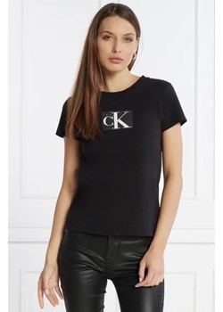 CALVIN KLEIN JEANS T-shirt | Slim Fit ze sklepu Gomez Fashion Store w kategorii Bluzki damskie - zdjęcie 172807373