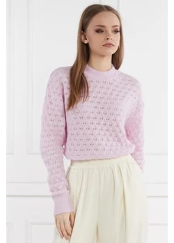 Samsøe Samsøe Wełniany sweter Saanour | Classic fit ze sklepu Gomez Fashion Store w kategorii Swetry damskie - zdjęcie 172808344