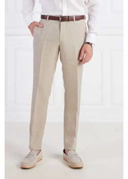 Oscar Jacobson Lniane spodnie | Regular Fit ze sklepu Gomez Fashion Store w kategorii Spodnie męskie - zdjęcie 172808430