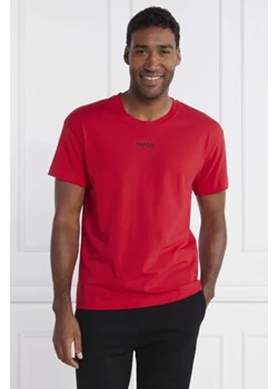 Hugo Bodywear T-shirt Linked 10241810 02 | Slim Fit ze sklepu Gomez Fashion Store w kategorii T-shirty męskie - zdjęcie 172808881