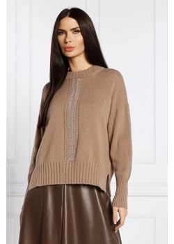 Peserico Wełniany sweter | Relaxed fit | z dodatkiem jedwabiu ze sklepu Gomez Fashion Store w kategorii Swetry damskie - zdjęcie 172809102