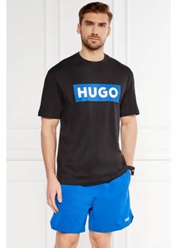 Hugo Blue T-shirt Nico | Regular Fit ze sklepu Gomez Fashion Store w kategorii T-shirty męskie - zdjęcie 172809442