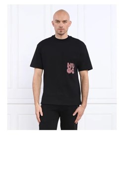 HUGO T-shirt Dampato | Regular Fit ze sklepu Gomez Fashion Store w kategorii T-shirty męskie - zdjęcie 172809671