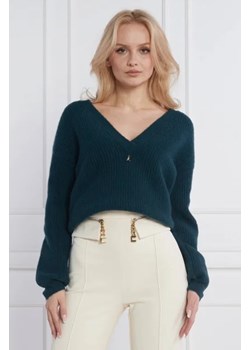 Patrizia Pepe Wełniany sweter | Regular Fit ze sklepu Gomez Fashion Store w kategorii Swetry damskie - zdjęcie 172810324