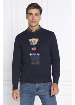 POLO RALPH LAUREN Sweter | Regular Fit | z dodatkiem lnu ze sklepu Gomez Fashion Store w kategorii Swetry męskie - zdjęcie 172811134