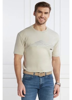 BOSS GREEN T-shirt Tee Titanium | Regular Fit ze sklepu Gomez Fashion Store w kategorii T-shirty męskie - zdjęcie 172812781