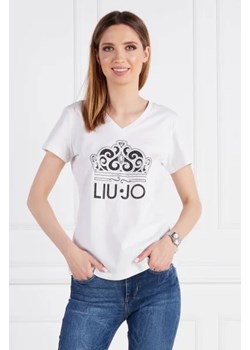 Liu Jo T-shirt | Regular Fit ze sklepu Gomez Fashion Store w kategorii Bluzki damskie - zdjęcie 172813500