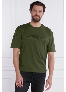 BOSS GREEN T-shirt Tee Titanium | Regular Fit ze sklepu Gomez Fashion Store w kategorii T-shirty męskie - zdjęcie 172813553