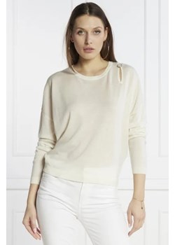 Liu Jo Wełniany sweter | Regular Fit | z dodatkiem kaszmiru ze sklepu Gomez Fashion Store w kategorii Swetry damskie - zdjęcie 172813694