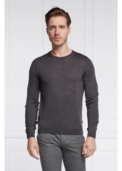 BOSS BLACK Wełniany sweter Leno-P | Slim Fit ze sklepu Gomez Fashion Store w kategorii Swetry męskie - zdjęcie 172814342