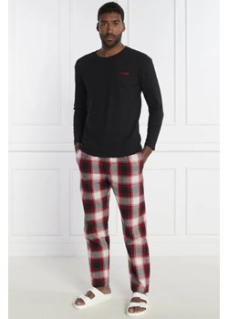 Hugo Bodywear Piżama Soft Check Long Set | Relaxed fit ze sklepu Gomez Fashion Store w kategorii Piżamy męskie - zdjęcie 172814491