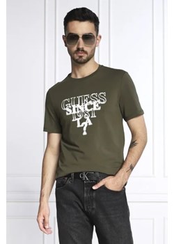 GUESS T-shirt BLURRY | Slim Fit ze sklepu Gomez Fashion Store w kategorii T-shirty męskie - zdjęcie 172817951
