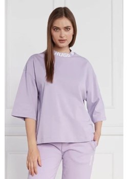 HUGO T-shirt Dinaya | Relaxed fit ze sklepu Gomez Fashion Store w kategorii Bluzki damskie - zdjęcie 172823311