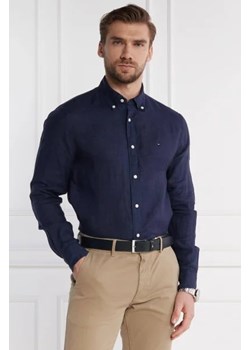 Tommy Hilfiger Lniana koszula PIGMENT DYED | Regular Fit ze sklepu Gomez Fashion Store w kategorii Koszule męskie - zdjęcie 172824493