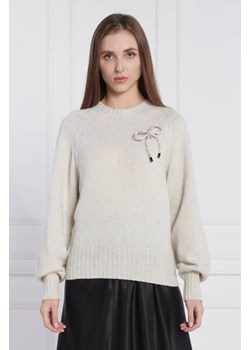 Twinset Actitude Wełniany sweter | Regular Fit ze sklepu Gomez Fashion Store w kategorii Swetry damskie - zdjęcie 172825444