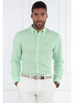 Tommy Hilfiger Lniana koszula PIGMENT DYED | Regular Fit ze sklepu Gomez Fashion Store w kategorii Koszule męskie - zdjęcie 172825452
