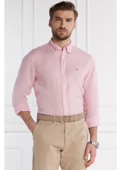 Tommy Hilfiger Lniana koszula PIGMENT DYED | Regular Fit ze sklepu Gomez Fashion Store w kategorii Koszule męskie - zdjęcie 172826441