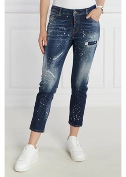 Dsquared2 Jeansy Cool Girl Cropped Jean | Regular Fit | low rise ze sklepu Gomez Fashion Store w kategorii Jeansy damskie - zdjęcie 172827361