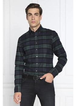 Oscar Jacobson Koszula Brushed | Slim Fit ze sklepu Gomez Fashion Store w kategorii Koszule męskie - zdjęcie 172828603