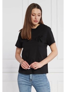 CALVIN KLEIN JEANS T-shirt | Regular Fit ze sklepu Gomez Fashion Store w kategorii Bluzki damskie - zdjęcie 172828631