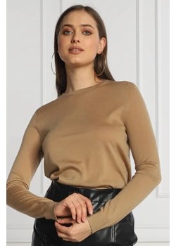 Calvin Klein Wełniany sweter | Slim Fit ze sklepu Gomez Fashion Store w kategorii Swetry damskie - zdjęcie 172828883