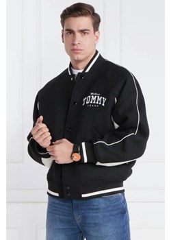 Tommy Jeans Ocieplana kurtka bomber | Loose fit | z dodatkiem wełny ze sklepu Gomez Fashion Store w kategorii Kurtki męskie - zdjęcie 172829574