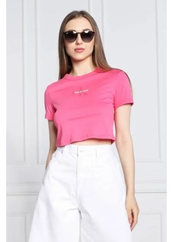 CALVIN KLEIN JEANS T-shirt | Cropped Fit ze sklepu Gomez Fashion Store w kategorii Bluzki damskie - zdjęcie 172830640