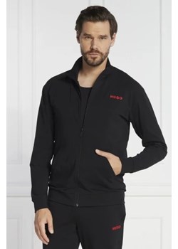 Hugo Bodywear Bluza Linked Jacket Zip | Regular Fit ze sklepu Gomez Fashion Store w kategorii Bluzy męskie - zdjęcie 172831683
