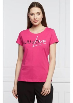 Liu Jo Sport T-shirt | Regular Fit ze sklepu Gomez Fashion Store w kategorii Bluzki damskie - zdjęcie 172831703